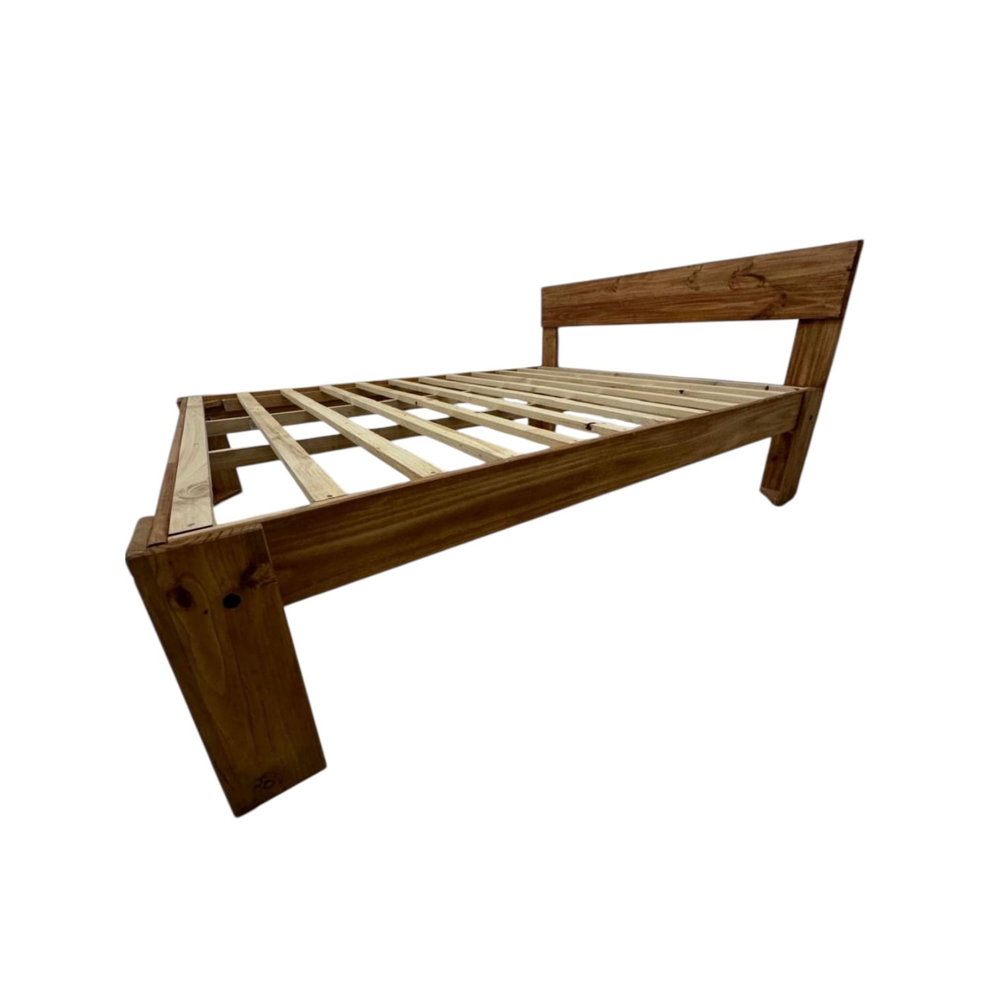 Myr - Cama Tradicional 2 Plazas Con Respaldo