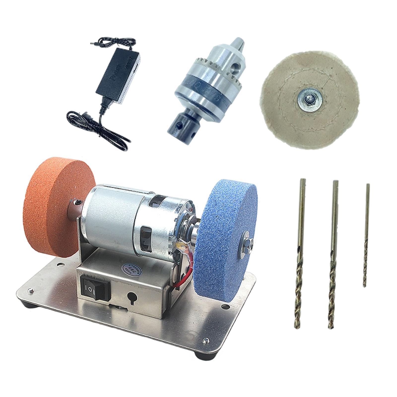 Magideal - Mini Lijadora De Banda Con 7 Velocidades Ajustables, Versátil Y Profesional, Para Banco De Trabajo, Lijadora De Banda Para Trabajar Metales.