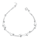 thumbnail image 1 of Pulsera estrellas y esferas de plata ley 925, 1 of 3