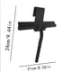 thumbnail image 3 of 1pc Silicone Squeegee With Hook, Household Glass Wiper, Bathroom Window Glass Cleaner Scraper With Holder, 3 of 4