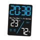 thumbnail image 4 of Reloj Despertador Digital De Escritorio Con Enchufe, 12/24 Horas, Con Fecha Y Temperatura, Para Cocina, Retroiluminación Azul, 4 of 5