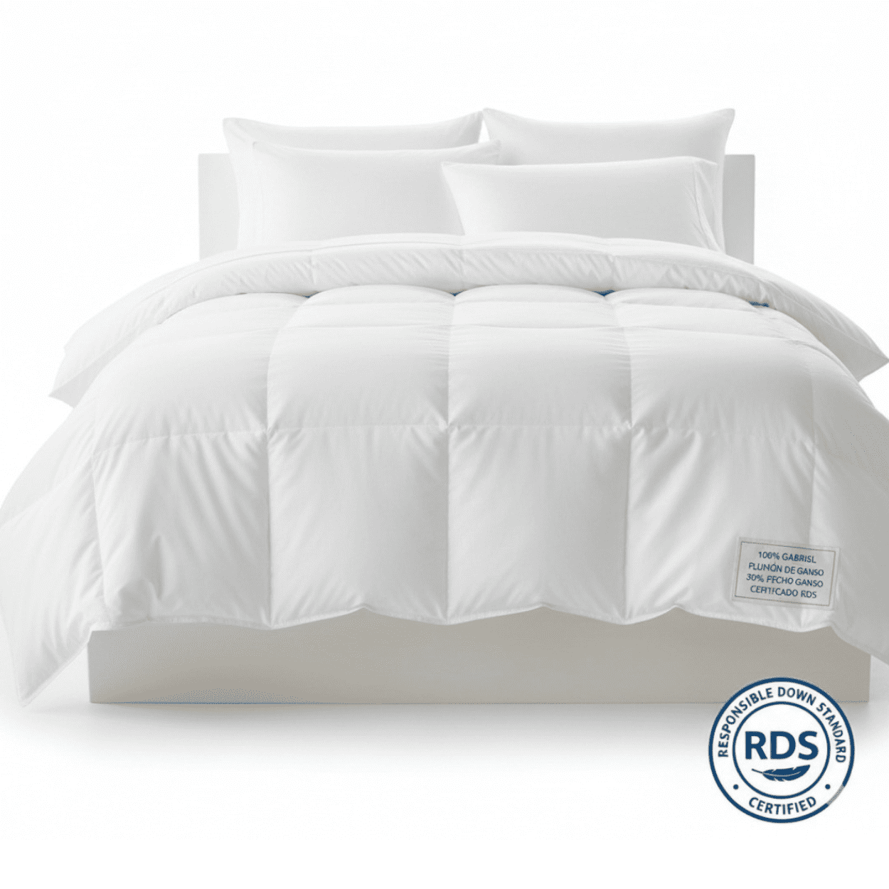 Space Home - Plumón Invierno Pluma De Ganso 30 Pluma Pecho Certificado Superking