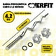 thumbnail image 3 of Barra Preolimpica Z 4.2 kg Overfit 120 cm Cromada Fitness, 3 of 11