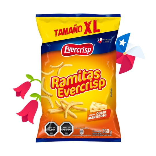 Ramitas Queso 330 g Evercrisp