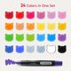 thumbnail image 5 of Crayones SYNCFUN 24 uds Giratorios Sedosos Lavables para Ventana, 5 of 7