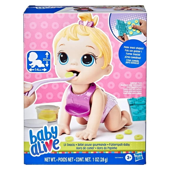 Muñeca Baby Alive Bebe Hora De Comer Rubia.
