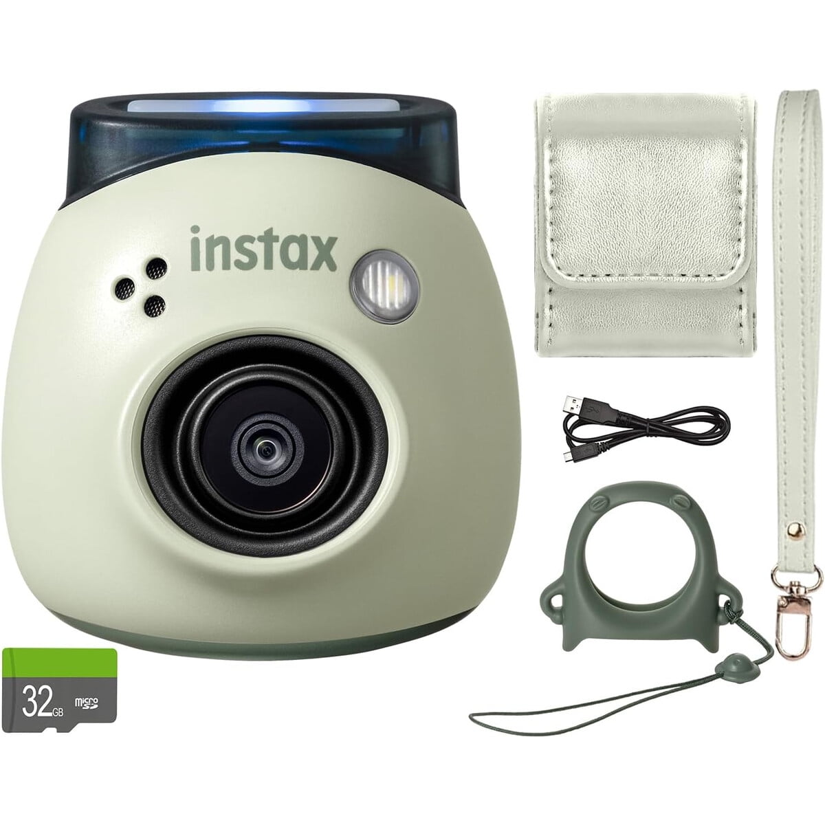 Camara Digital Fujifilm Instax Pal Verde Pistacho Kit 32gb