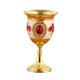 thumbnail image 2 of 20ml Copas Copas Copa Vasos Copas de champán Barware Piedra preciosa Deocrative en relieve para bodas Celebraciones de cumpleaños Comedor oro blanco rojo, 2 of 5
