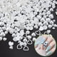 thumbnail image 2 of 500 Pcs Half White Pearls Heart Nail Beads Charms Mixed Sizes Spring Summer Flatback ABS Heart Assorted Pearls Heart Beads 3D Nail Art Charms Material Embellishments For Nail Art DIY Crafts Accessorie, 2 of 2