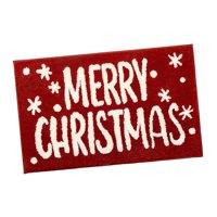 Bothyi - Feliz Navidad Portero De Felpugo Para El Piso Antideslizante Para La Sala De Estar De La Casa En Interiores