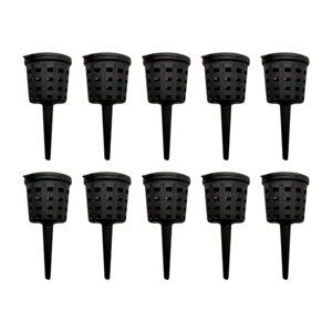 Ioensy - 10X Cestas De Fertilizantes Con Tapa Para Plantas, Patios Y Balcones