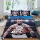 thumbnail image 2 of UFC Conjunto de sábanas temático, trío de piezas, cómodo y amigable con la piel, diseño único, regalo de decoración para el hogar para familiares, amigos y fans,140X210cm, 2 of 6