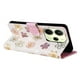 thumbnail image 4 of FOXDOCK Funda Tipo Cartera Floral para Xiaomi Redmi Note 14 4G ,Funda con Tapa de Cuero PU, Protección Antigolpes con Ranuras para Tarjetas y Soporte, 4 of 5