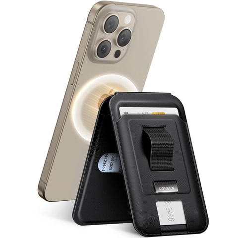 Cartera Magsafe Ugreen Para Iphone De Las Series 15/14/13/12, Negra