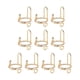 thumbnail image 1 of 10 Anillos para Uñas, Juego de Anillos para Uñas Halal, Extraíbles para Presionar sobre Las Uñas, Decoración de Uñas, Regalo para Mujer, Niña de Metal oro, 1 of 5