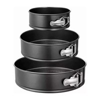 Aventura Store - Juego De 3 Moldes Redondos Desmontables Para Tortas