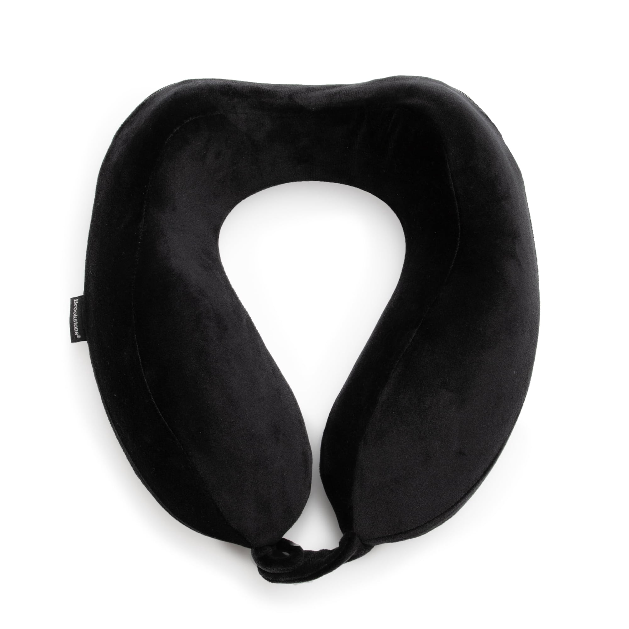Almohada De Viaje Brookstone Neck, Espuma Viscoelástica Ligera, Negra