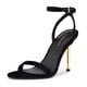 thumbnail image 1 of Sandalia de Tacón Nine West Reina2 para Mujer en Terciopelo Negro 005, 1 of 2