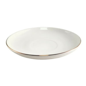 Disparo - Set 6 Platillos Royal 15Cm Borde Dorado Menaje Cocina Hogar