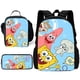 thumbnail image 1 of Cartoon cute S-spongebobS 3 pcs set Child School Backpack with Lunch Bags ,Pencil Bags ,School Bags for Boys Girls Best Gift, 1 of 3