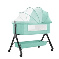 Mundo Online - Cuna Colecho Moises Bebe Altura Regulable Safe&Soft Verde Agua