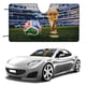 thumbnail image 1 of FIFA Parasol para Parabrisas Delantero Protector Plegable, Visera Solar para Auto Bloquea Rayos UV Mantiene tu Vehículo Fresco 140cm*76cm, 1 of 6