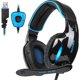 thumbnail image 1 of Auriculares para juegos SADES SA902 7.1 USB Surround Sound para PC, 1 of 6