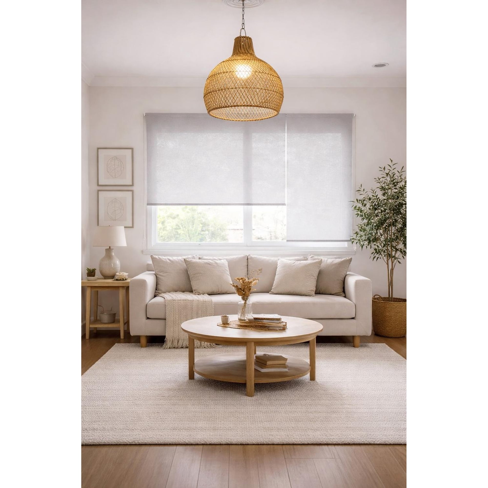 Clems - Cortina Roller Sunscreen 5% Filtro Solar 200x240 Gris 200x240