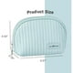 thumbnail image 2 of Bolsa De Almacenamiento Semicircular, Hermosa Bolsa De Almacenamiento De Maquillaje De Bolsos, Bolsa De Maquillaje Minimalista, Diseño Abierto, Compacta Y Portátil, 2 of 5