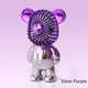 thumbnail image 1 of 1pc Colored Bear Shaped Fan, Mini Fan, Portable USB Rechargeable Small Pocket Fan, Battery Operated Fan, Small Personal Fan USB Rechargeable, 3 Speed Adjustable Fan, 5.51*3.74*2.56in, 1 of 3