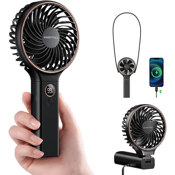 Ventilador portátil SWEETFULL S2 5000 mAh 6 velocidades