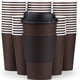 thumbnail image 1 of Vasos De Café Desechables 473 Ml Color Marrón (paquete De 100), 1 of 9