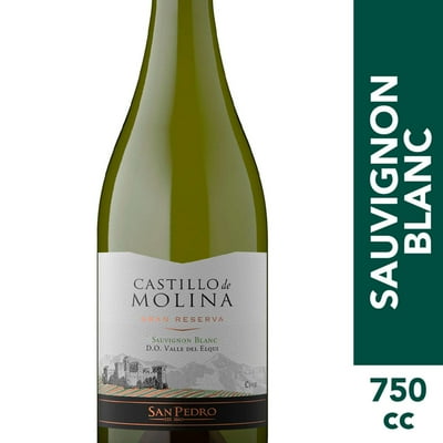 Vino Blanco Castillo De Molina Gran Reserva Sauvignon Blanc Botella