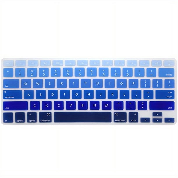 Silicone Keyboard Cover Skin For MacBook Air 13 Inch A1466 A1369(Release 2010-2017)& MacBook Pro 13" 15" 17" (2019 Or Older Version,with/Without Retina Display)