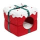 thumbnail image 2 of Casa Cueva En Forma De Caja De Navidad Semicerrada Nido Cálido Cama Para Perros Tienda Camas Para Gatos, 2 of 4