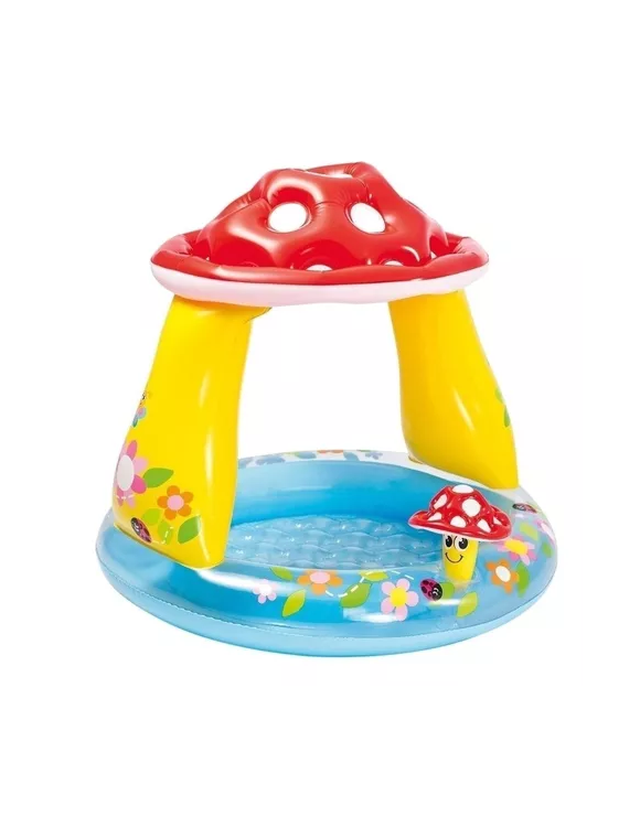 Genérico - Piscina Inflable Champiñón Multicolor