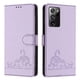 thumbnail image 5 of Funda tipo cartera FOXDOCK para Samsung Galaxy note 20 Ultra con soporte, ranuras, RFID, diseño de gato, 5 of 5