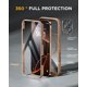 thumbnail image 2 of Funda magnética Miracase para iPhone 16 Pro con pantalla dorada, 2 of 8
