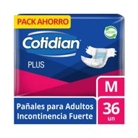 Pañal De Adulto Cotidian Plus Incontinencia Fuerte 36 Un M