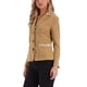 thumbnail image 4 of INSPIRE CHIC Chaqueta de Botones con Cuello de Solapa de Manga Larga para Mujer de Imitación de Ante M Caqui, 4 of 6