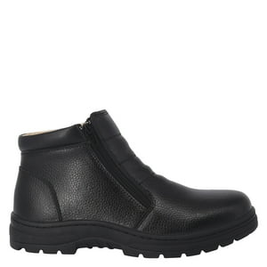 Botin De Cuero Con Chiporro Aegir Negro London Adixt