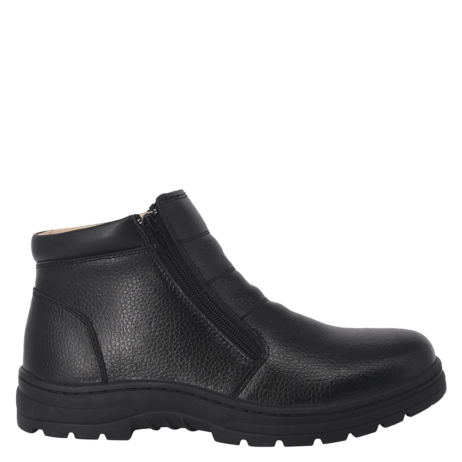 Botin De Cuero Con Chiporro Aegir Negro London Adixt
