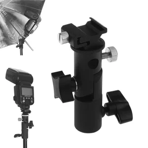 Genérico - Swivel Soporte De Paraguas Y Flash Ajuste De Ángulo De 180 Grados