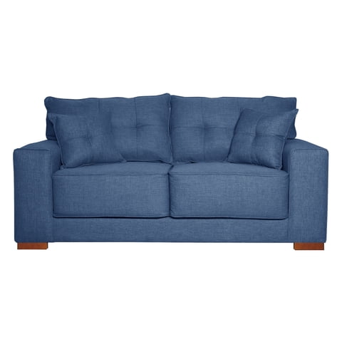 Colbox - Sofa Versa 2 Cuerpos Tela Azul