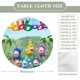 thumbnail image 2 of Oddbods-theme Fitted Round Tablecloths Elastic Edged Table Covers Waterproof Table Cloth for Kitchen Holiday Party Tables Decor 150cm, 2 of 6