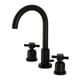 thumbnail image 1 of Grifo Kingston Brass Concord FSC8920DX de instalación extendida, negro mate, 1 of 8