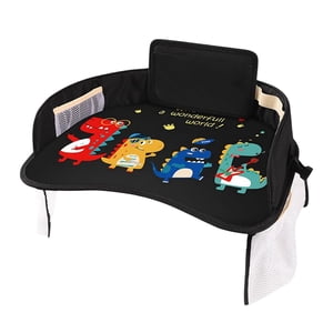 Bothyi - Bandeja De Regazo Para Asiento De Coche Para Niños Pequeños, Bandeja De Aperitivos Para Comer Y Dibujar Para Cochecito, Banda Para Niños Y Bebés