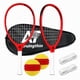 thumbnail image 1 of Set de Raqueta Airuingthin de Fibra de Carbono 24,5 × 55,8 cm, Rojo, 1 of 7