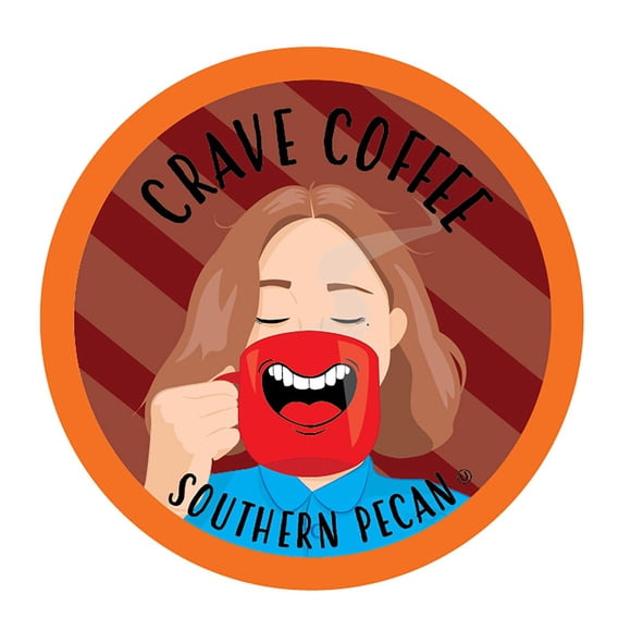 Cápsulas de café Crave Beverages Southern Pecan, 40 compatibles con K-Cup