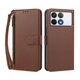 thumbnail image 3 of Funda con Billetera para [Xiaomi Poco F6 Pro] con Bolsillo Zipper y Tarjetero Marrón, 3 of 6